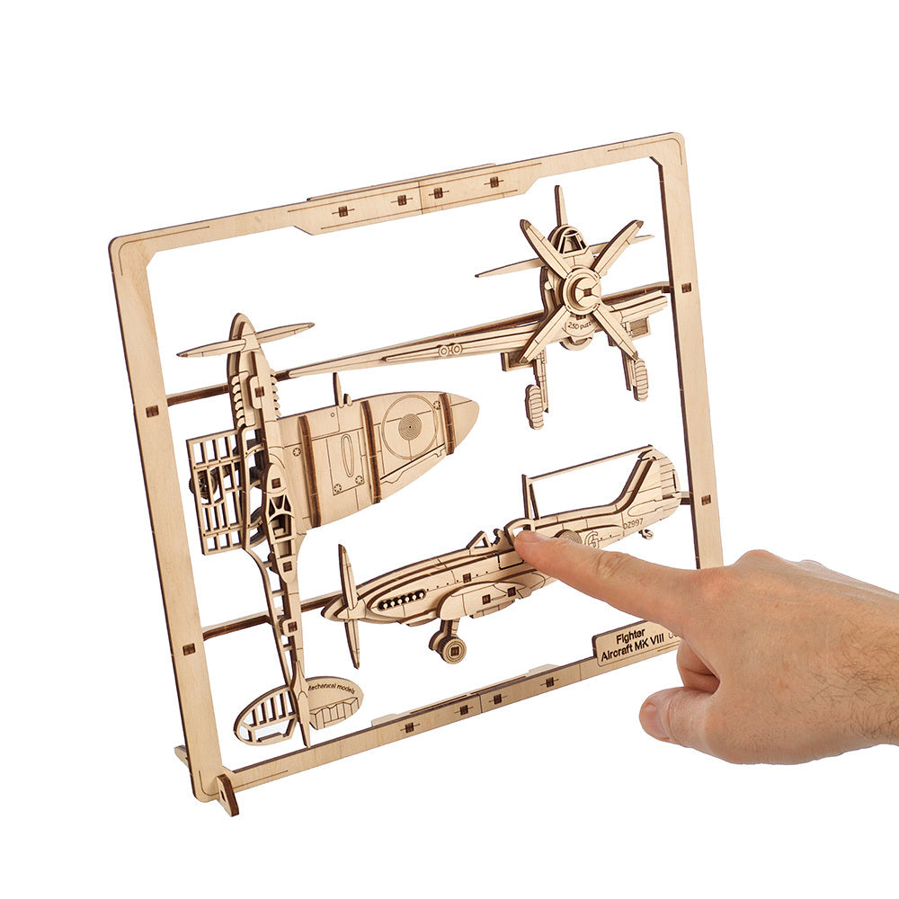 Ugears 獵鷹 1940|2.5D拼圖