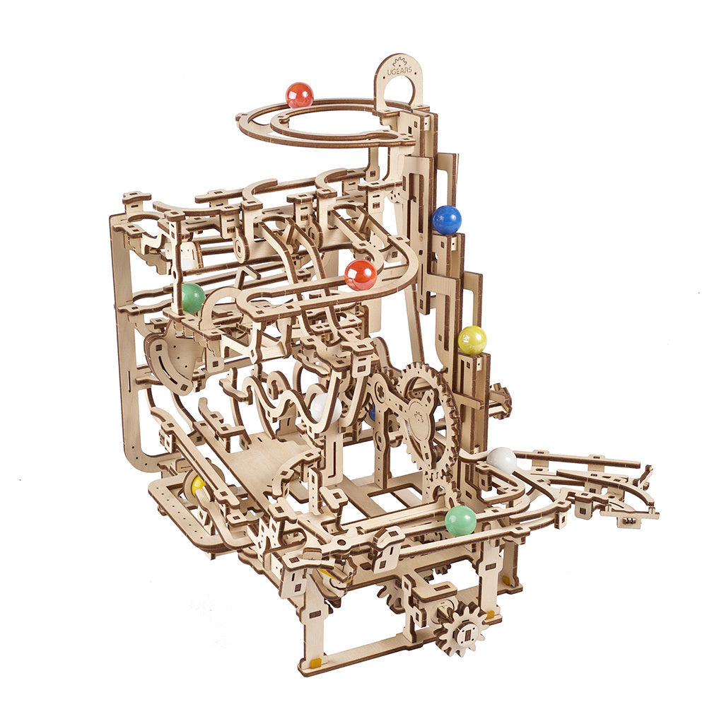 Ugears 瘋狂彈珠台3號-層層高升