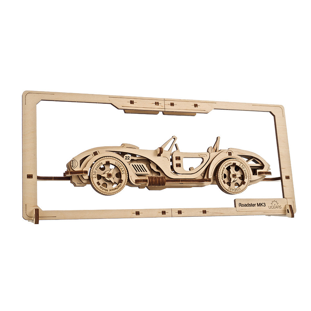 Ugears 飄移眼鏡蛇|2.5D拼圖