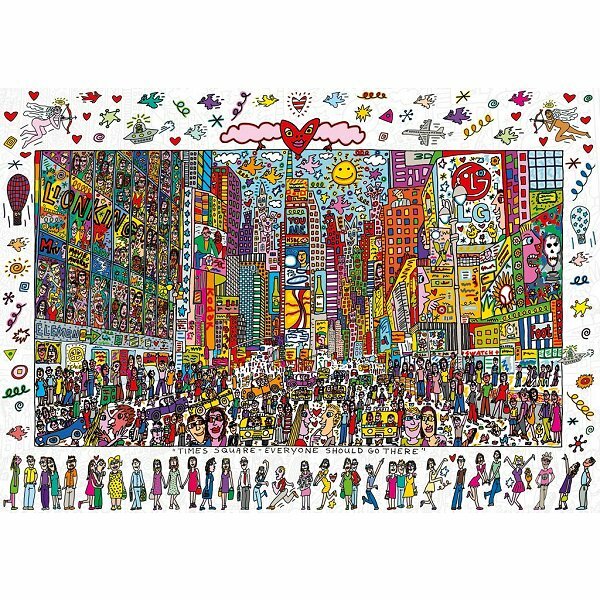 /拼圖/ James Rizzi - 時代廣場 / 1000片