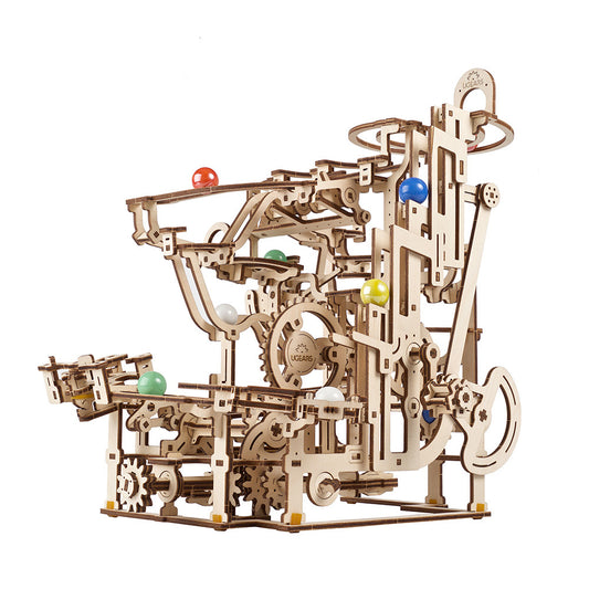 Ugears 瘋狂彈珠台3號-層層高升