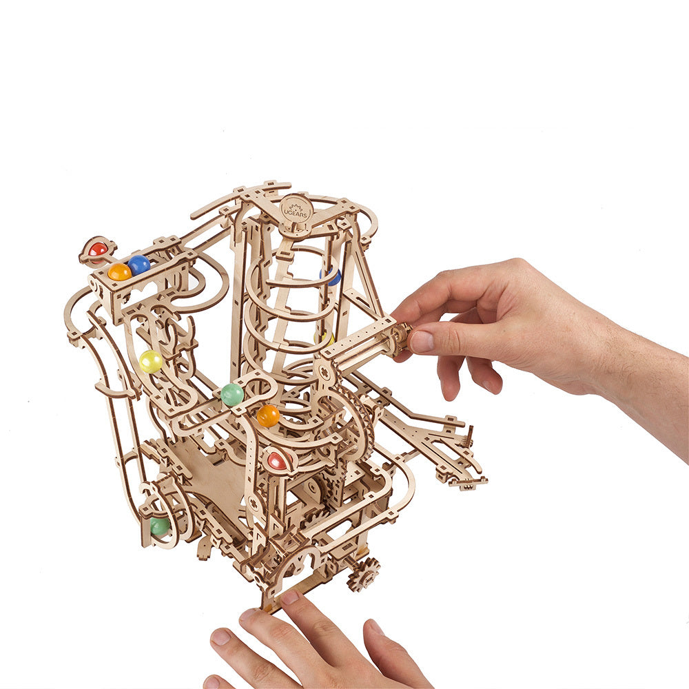 Ugears 瘋狂彈珠台4號-上升螺旋
