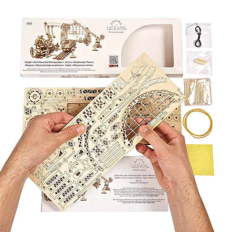 Ugears 機械小鎮 – 鐵道怪手