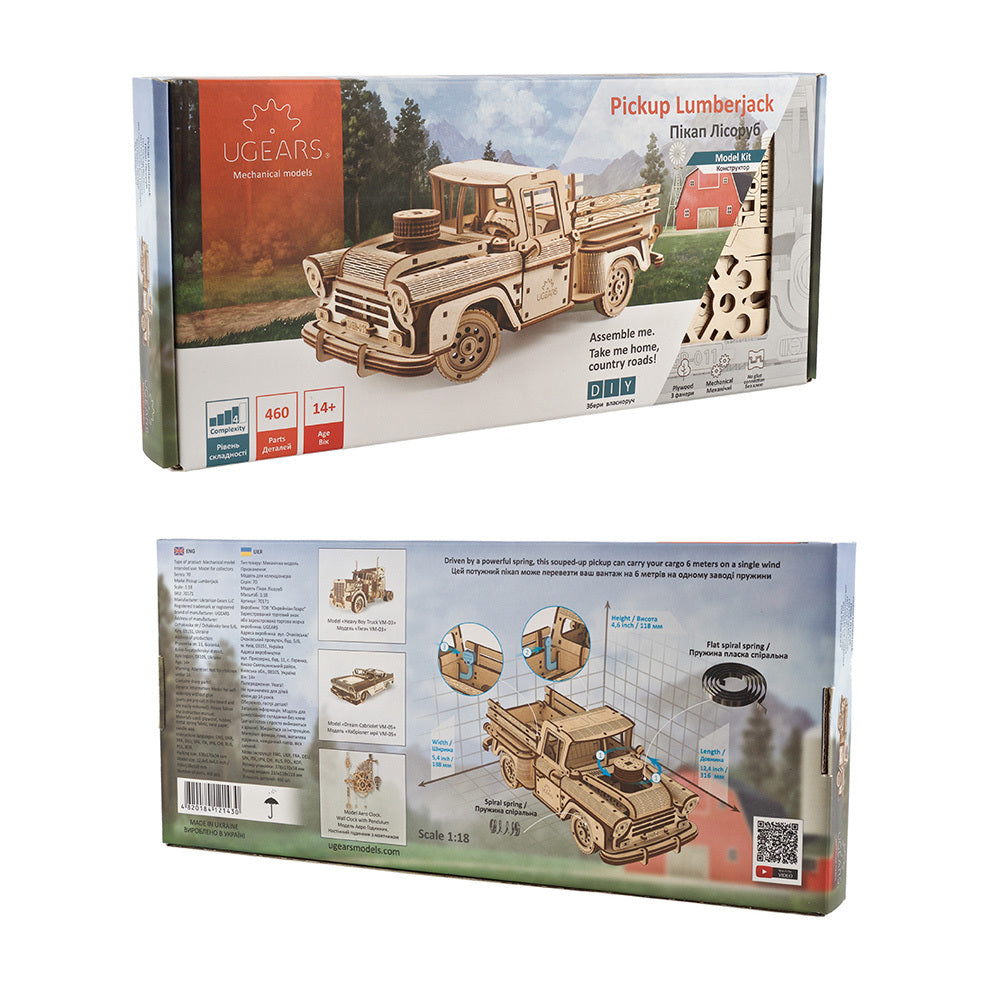Ugears 皮卡伐木車