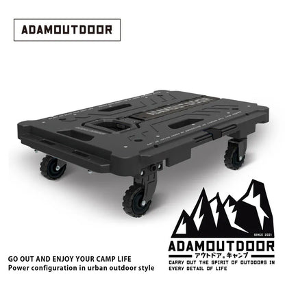 ADAMOUTDOOR｜坦克二合一平板推車 - 黑