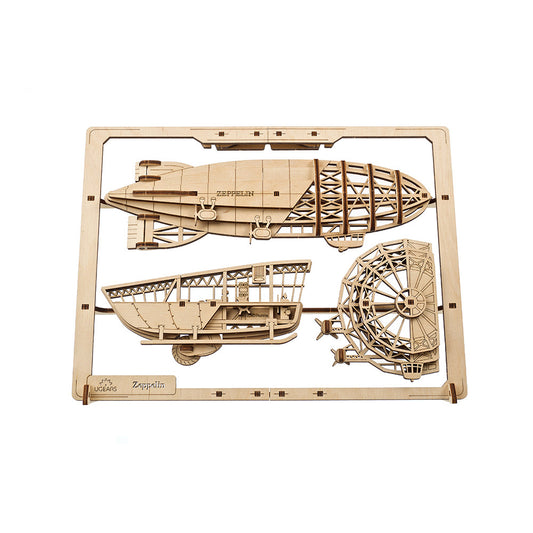 Ugears 齊柏林飛船｜2.5Ｄ拼圖