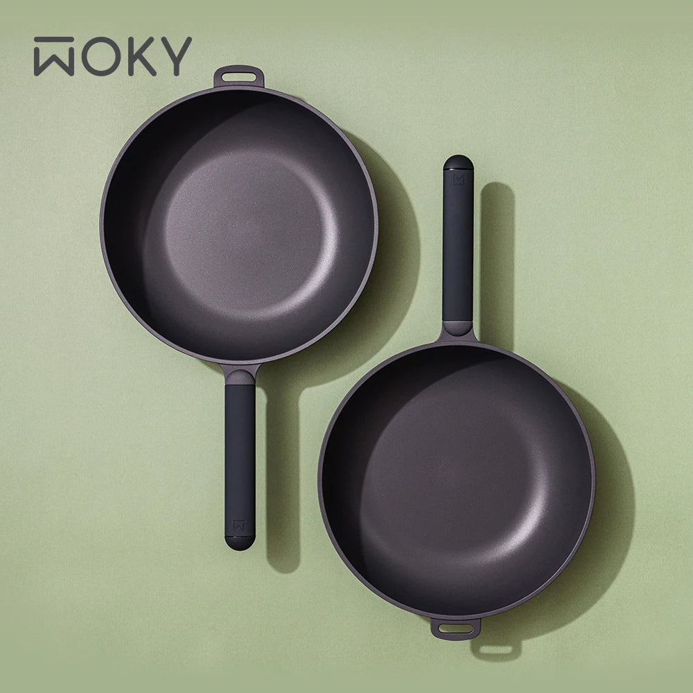 WOKY｜恰恰鍋組(鍋蓋+集水器+鍋刷)