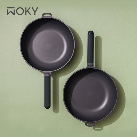 WOKY｜恰恰鍋組(鍋蓋+集水器+鍋刷)