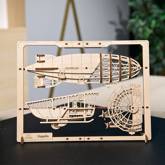 Ugears 齊柏林飛船｜2.5Ｄ拼圖