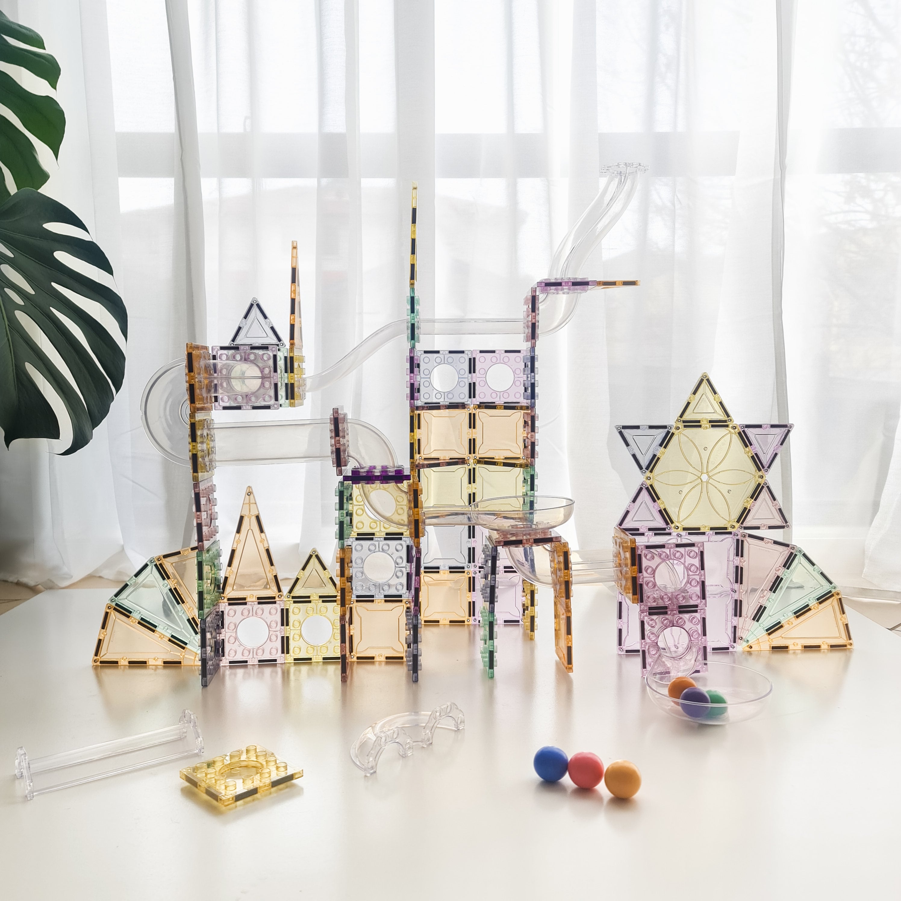 mgi 極美品 完品希少品 MAGBRIX 積木磁力片球道組98 pcs – Cubico-shop