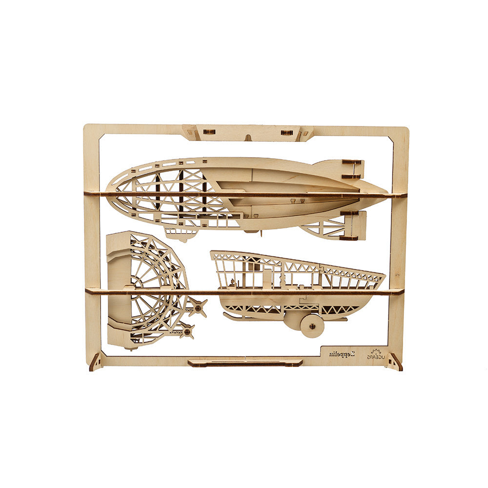 Ugears 齊柏林飛船｜2.5Ｄ拼圖