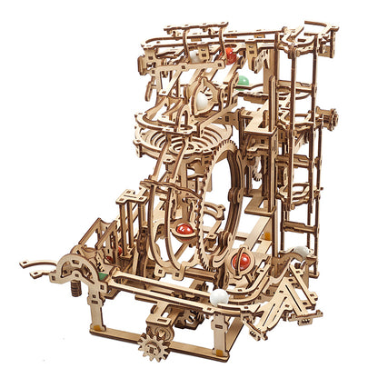 Ugears 瘋狂彈珠台2號-階梯升降系統