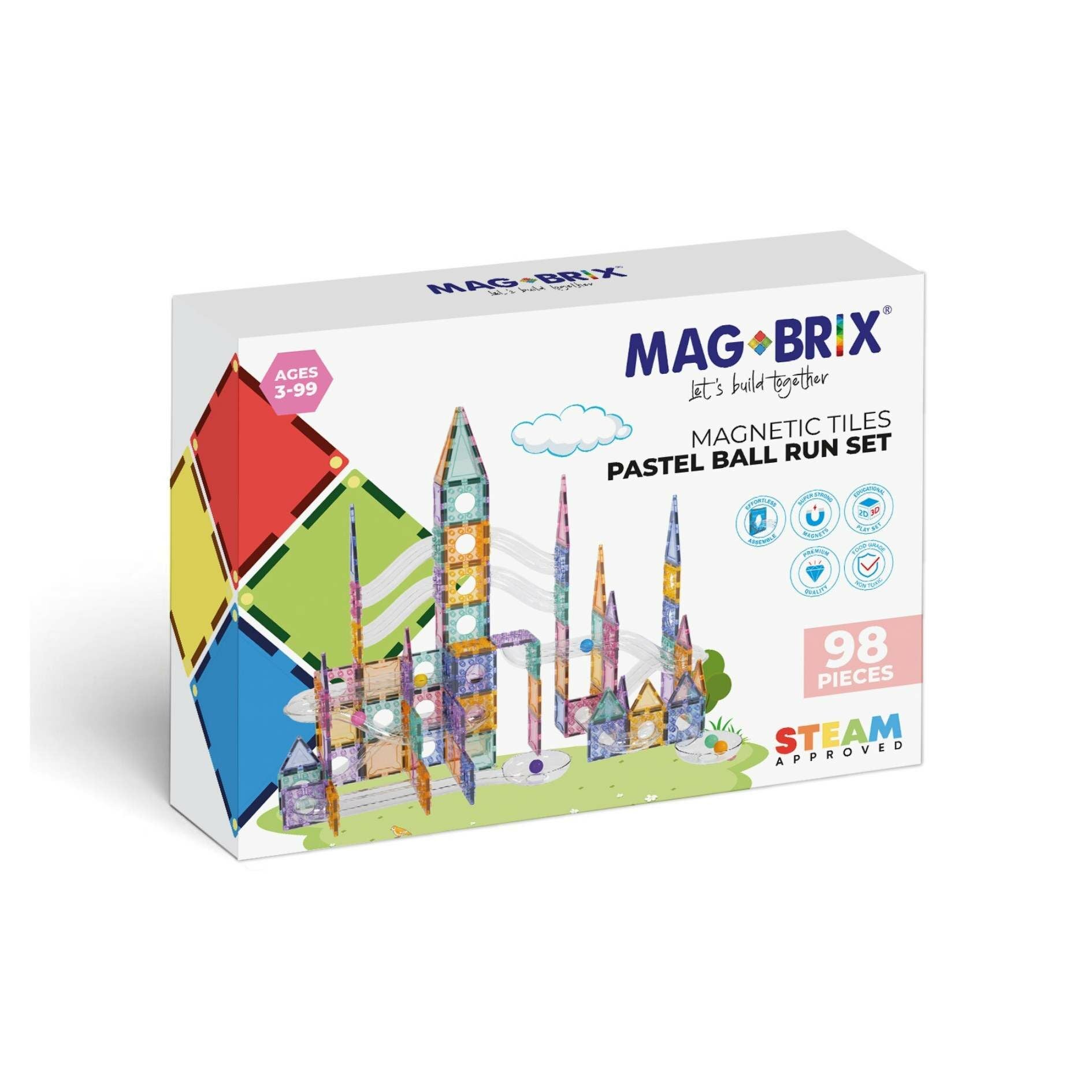 MAGBRIX 積木磁力片球道組98 pcs – Cubico-shop