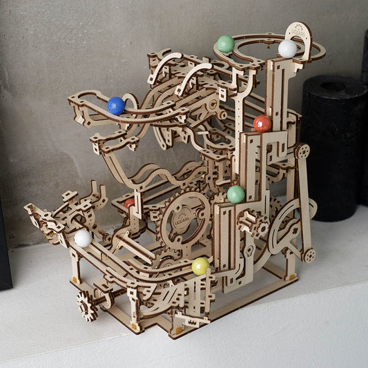 Ugears 瘋狂彈珠台3號-層層高升