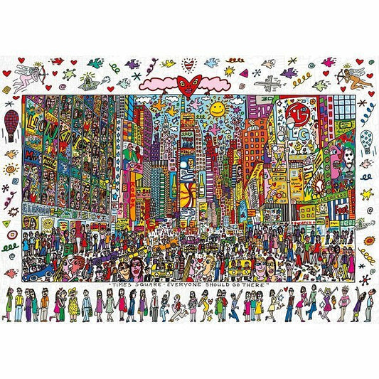 /拼圖/ James Rizzi - 時代廣場 / 1000片