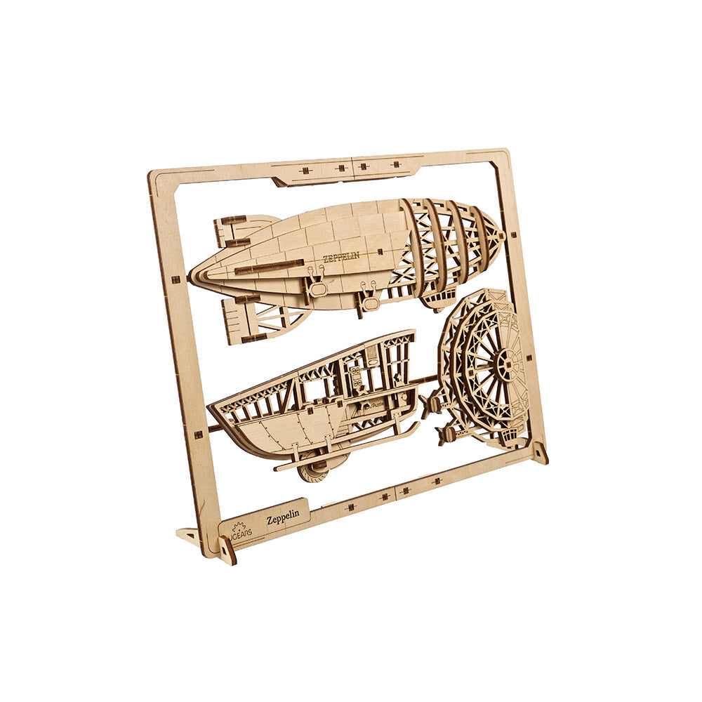 Ugears 齊柏林飛船｜2.5Ｄ拼圖