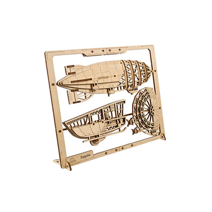 Ugears 齊柏林飛船｜2.5Ｄ拼圖