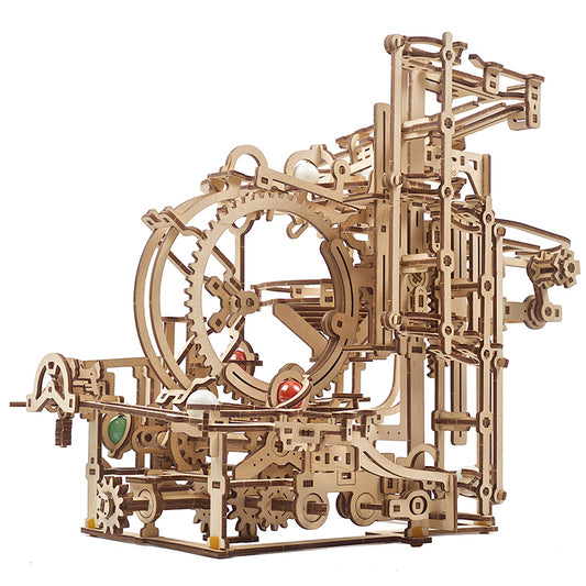 Ugears 瘋狂彈珠台2號-階梯升降系統