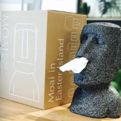 Ｍerci｜(正版)鼻抽摩艾面紙盒