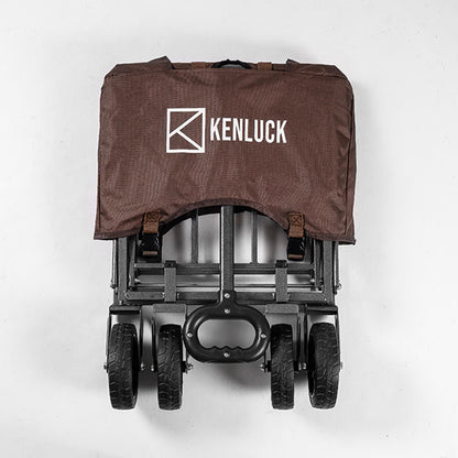 KENLUCK｜迷你款 多功能折疊手拉車-焦糖