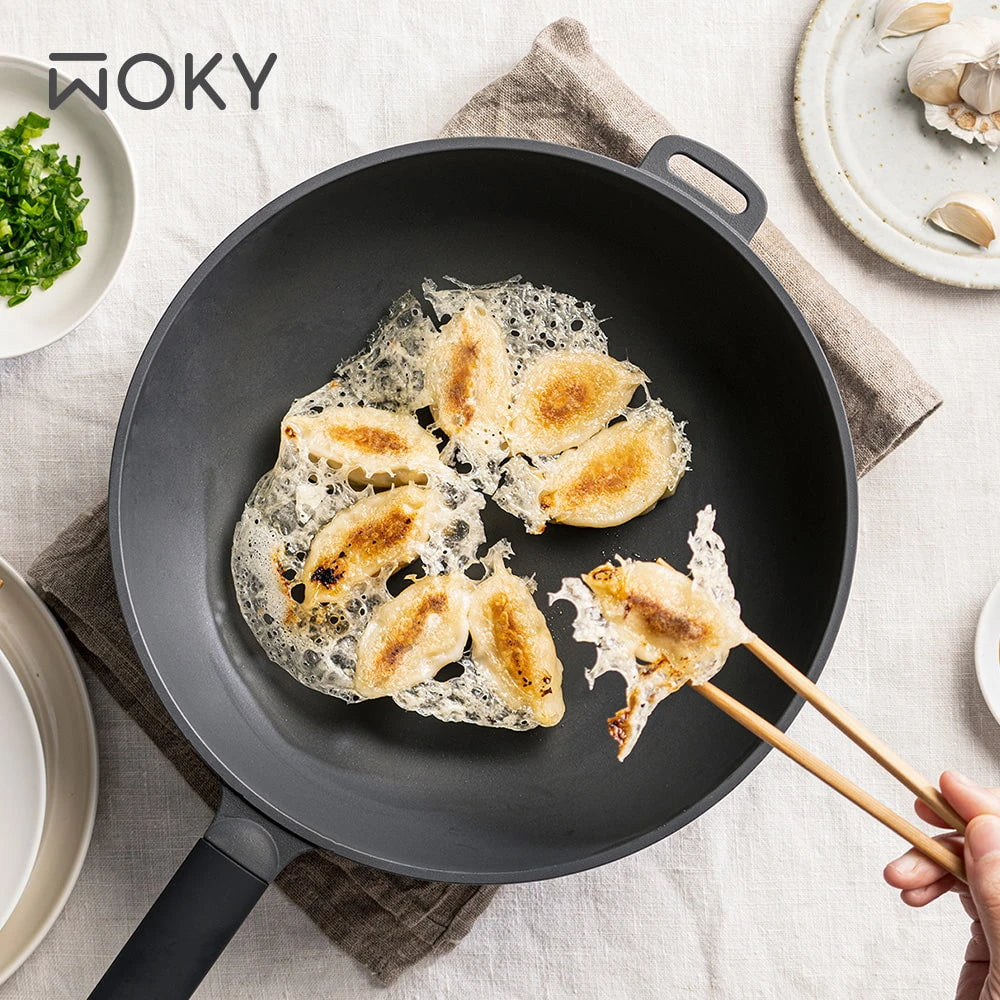 WOKY｜恰恰鍋組(鍋蓋+集水器+鍋刷)