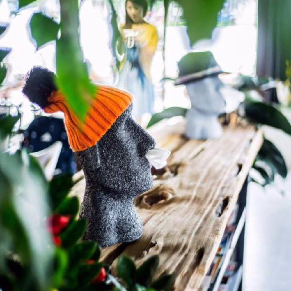 Ｍerci｜(正版)鼻抽摩艾面紙盒