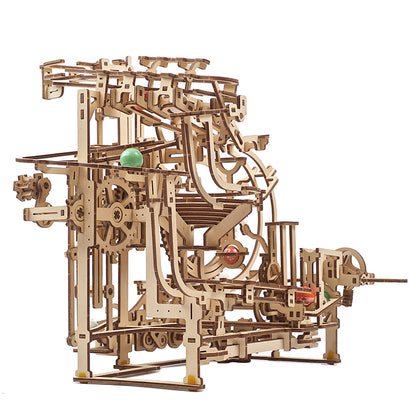 Ugears 瘋狂彈珠台2號-階梯升降系統