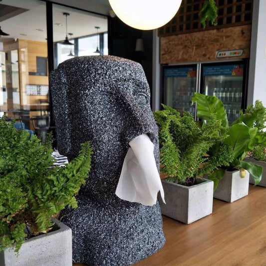 Ｍerci｜(正版)鼻抽摩艾面紙盒