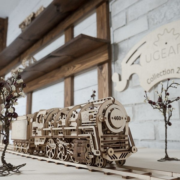 Ugears 蒸汽火車頭