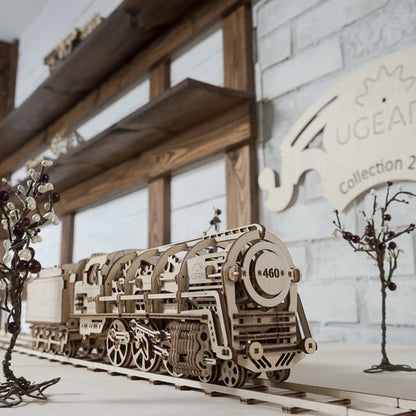 Ugears 蒸汽火車頭