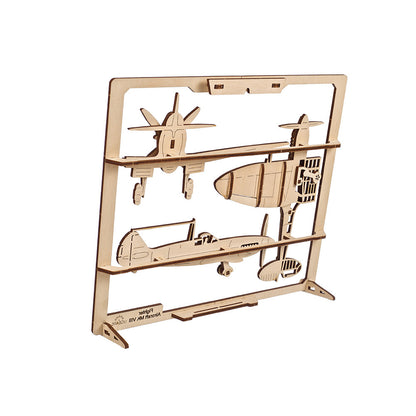 Ugears 獵鷹 1940｜2.5Ｄ拼圖