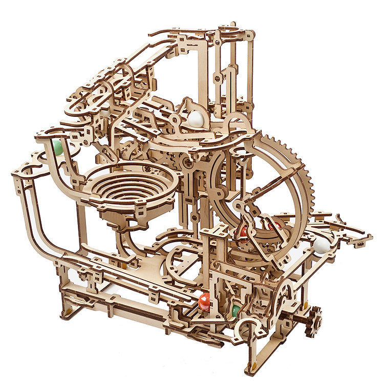 Ugears 瘋狂彈珠台2號-階梯升降系統