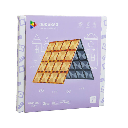 DUDUBAO磁力片－大幫手（黃、黑）2PCS