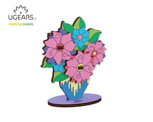 Ugears 著色小花兒