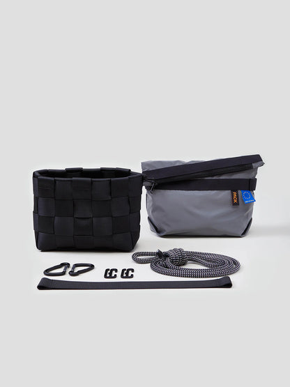 Packbags｜荷蘭折疊斜背包＋編織籃組